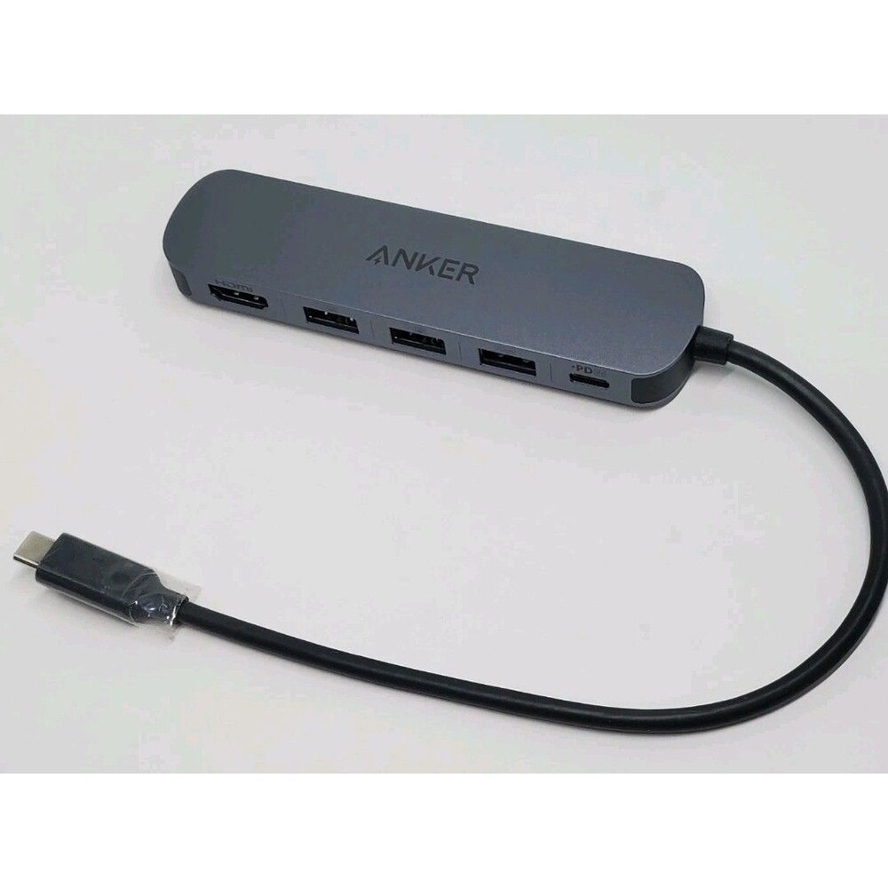 Anker 5-in-1 USB-C Hub 4K HDMI A8357 USB Adapter New Sealed  Description
